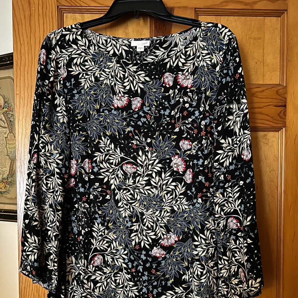 J. Jill Pink and White Boxy Blouse OR short dress!